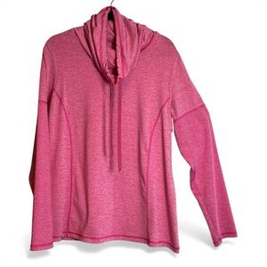 Danskin Now Pink Funnel Neck Sweatshirt Size XXL